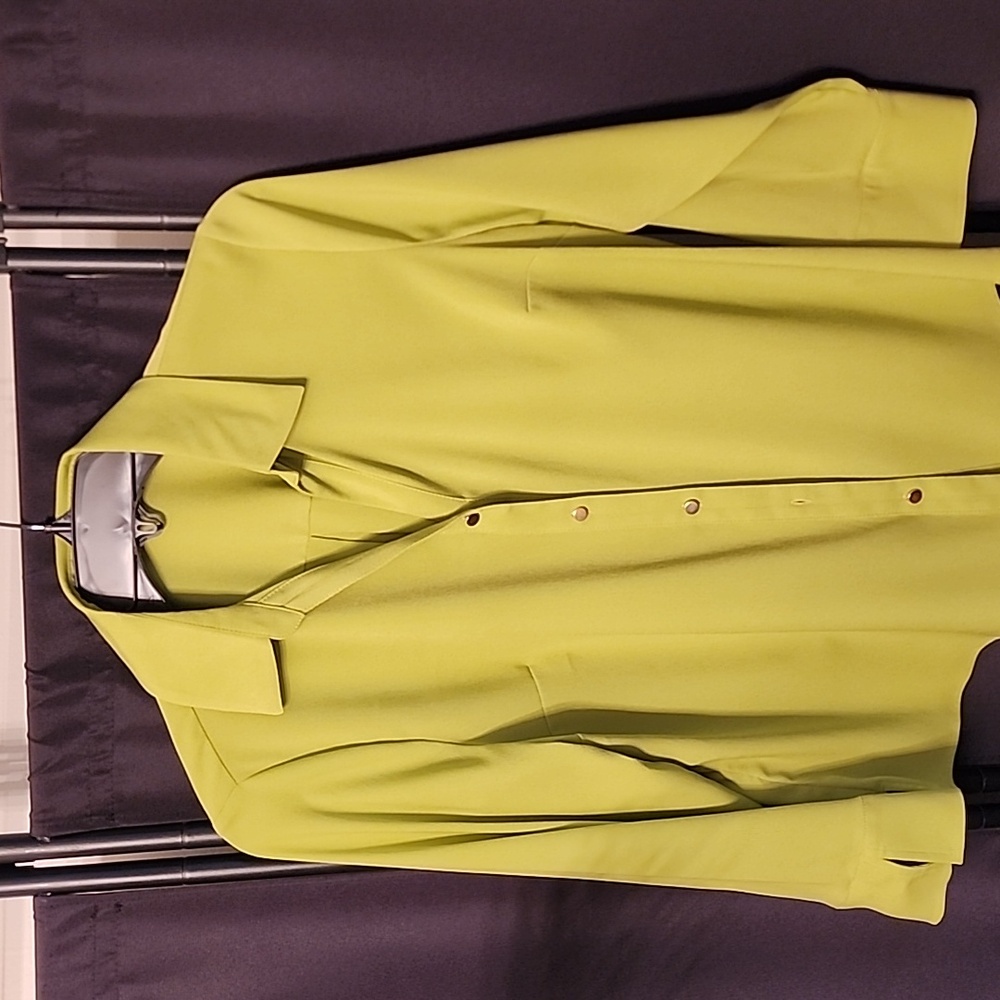 Investments Vibrant Green Blouse